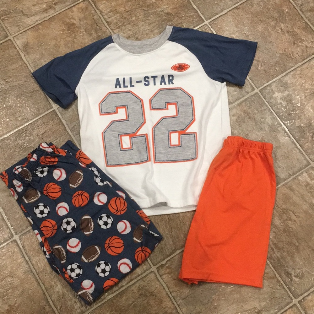 3 Pieces- Boys Size 8 Carter’s Pajamas Set